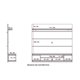 thumbnail image 4 of Centro de Entretenimiento Móveis-MX Axel 180 Home Natural - Off White, 4 of 4