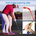 thumbnail image 4 of Naiovety Guía de práctica Entrenador de swing de golf Alineación para principiantes Palos de golf Gesto Correcto Entrenamiento de muñeca Ayudas Golf Rojo Naiovety OD001001-02, 4 of 6