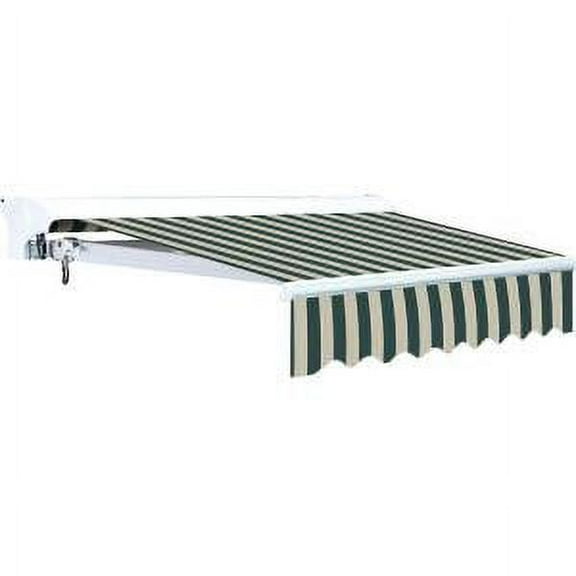 Advaning Luxury Series 16x10 ft. Electric Retractable Sunshade Awning - Garden Green