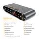 thumbnail image 4 of Antimi Bluetooth/Radio FM/Reproductor MP3 Altavoz inalámbrico portátil (Negro), 4 of 5