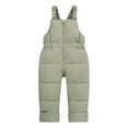 thumbnail image 4 of LFEOOST Kids 2-Piece Padded Snowsuit Toddler Baby Boys Girls Winter Wear Ski Jacket & Snow Bib Pants Ski Suit (2 Years, Green), 4 of 8