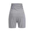 thumbnail image 7 of Women Maternity Shorts Over Belly Casual Soft Pregnancy Yoga Shorts Workout Stretchy Pants with Pockets Gray L, 7 of 7