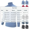 thumbnail image 2 of Fewfanhot Mens Long Sleeve Shirt Casual Slim Fit Basic Tops Knitted Lightweight Turtleneck Pullover Sweater, 2 of 4