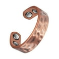 thumbnail image 3 of Magnetia Copper  Magnetic Ring for Women, Open Cuff Finger Rings with 4 Magnets, Health Valentine's Day Gift, 3 of 6