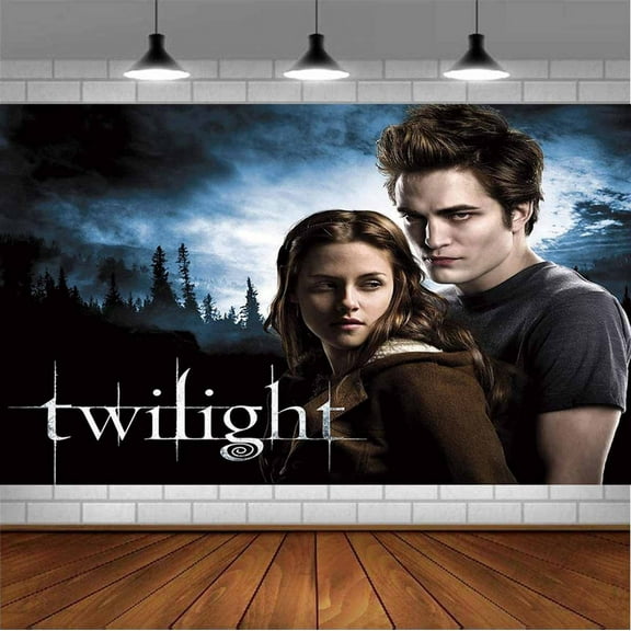 The Twilight Saga Backdrop Banner Party Supplies Poster Movie Theme Background for Photography Birthday Decorations