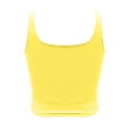 thumbnail image 4 of Gunia Tank Tops Women Casual Ribbed Knit With Adjustable Spaghetti Straps For Everyday Comfort Layering Camisoles For Women Yellow, 4 of 5