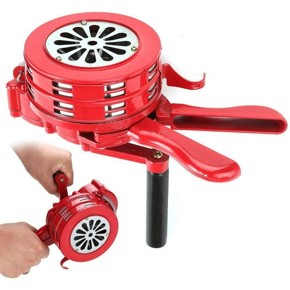 Hand siren aluminum housing siren hand crank Foldable alarm siren for the house surveillance technology