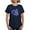 Navy, variant on - Bubble Butterflies CM BB T Shirt - Women's Traditional Fit Dark T-Shirt