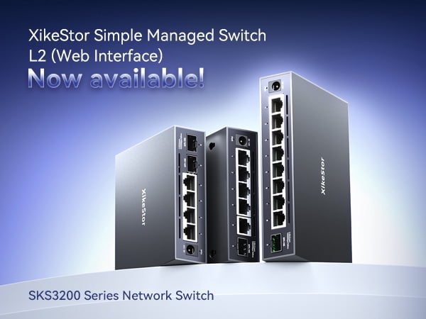 6-Port 2.5G Web Managed Ethernet Switch, VLAN/QoS/STP/IGMP/LACP Supported, Fanless Easy Smart 2.5Gb Network Switch, Aluminum Housing, Desktop/Wall-Mount