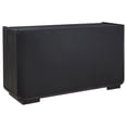thumbnail image 6 of Coaster Leandro 2-Drawer Wood Dining Sideboard Server in Burnished Black, 6 of 11