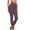 Burgundy, variant on Gpaecead High Waisted Seamless Workout Leggings for Women Solid Color Yoga Leggings Tummy Control Running Pants Gray