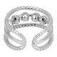 thumbnail image 4 of Finger Ring Opening Silver Plating Free Rotating Relaxing Prevent Fade Stylish Anxiety Ring for Outdoor ANGGREK Otros, 4 of 7