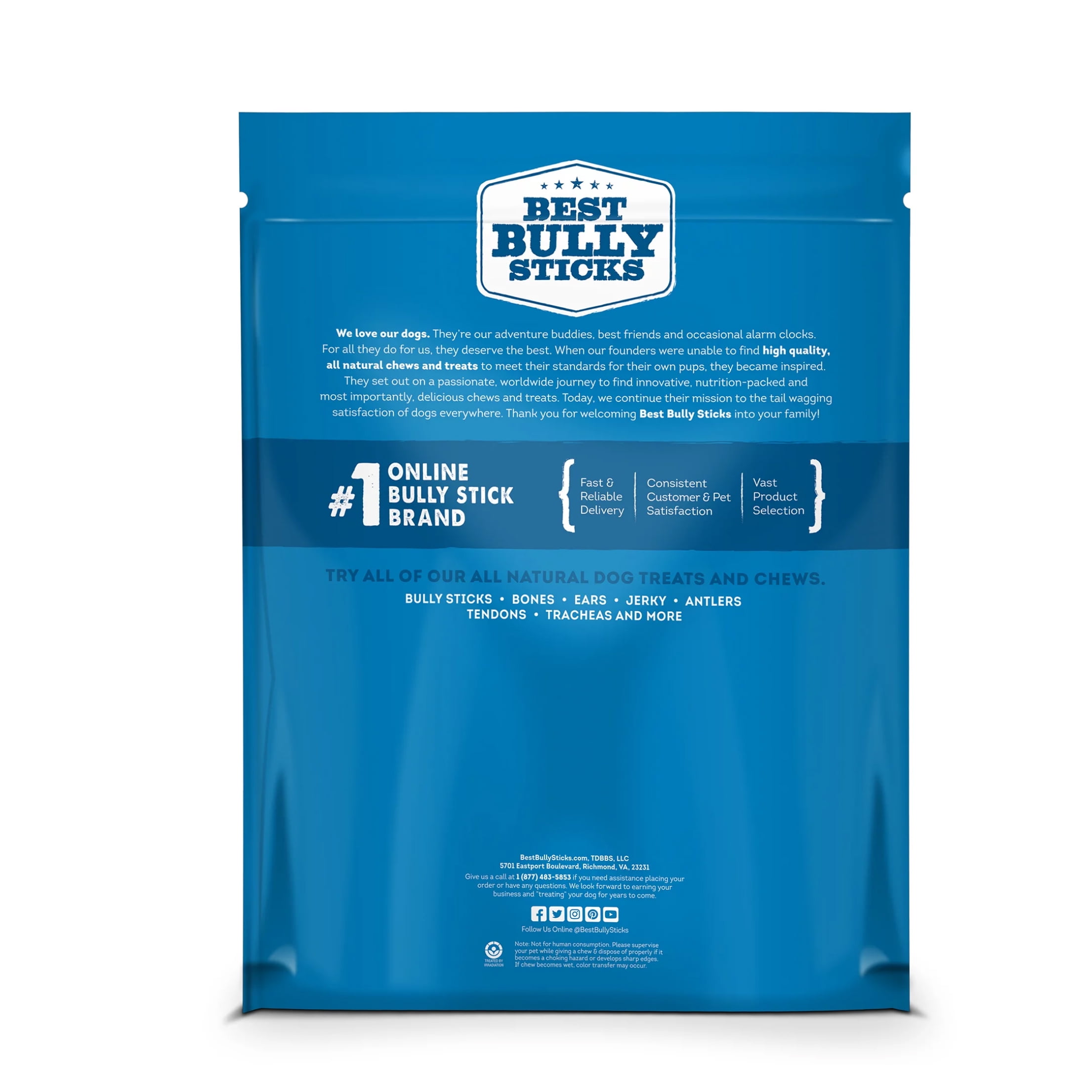 Best Bully Sticks Hickory Smoked 4 Inch Bully Sticks - 8 oz - 100% Natural, Smoky, Grain and Odor-Free, No Additives