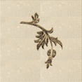 thumbnail image 1 of Ahgly Company Machine Washable Indoor Square Transitional Moccasin Beige Area Rugs, 5' Square, 1 of 7