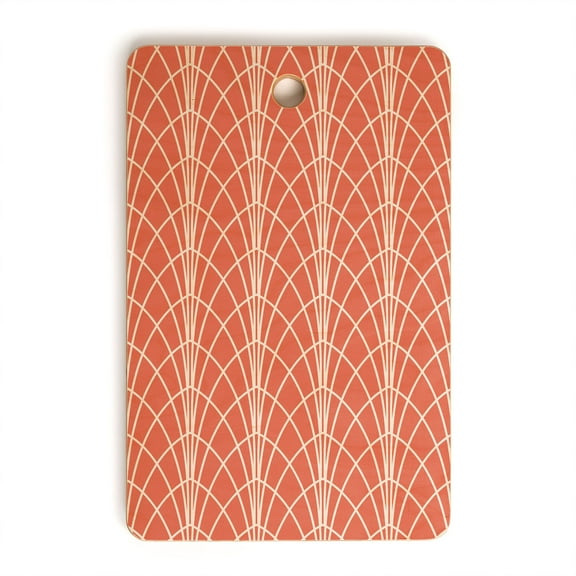 Society6 Heather Dutton Arcada Persimmon Rectangle Cutting Board, 16" x 10.5"