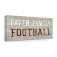 thumbnail image 4 of Trademark Fine Art 'Game Day III Faith Family Football' Canvas Art by Marco Fabiano, 4 of 4