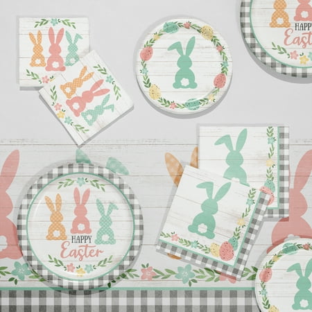 Creative Converting Farmhouse Easter Party Supplies Kit 49 Count