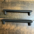 thumbnail image 4 of 2 Kitchen Cabinet Handle Matte Black Oil Rubbed Drawer Pull, 4 of 6