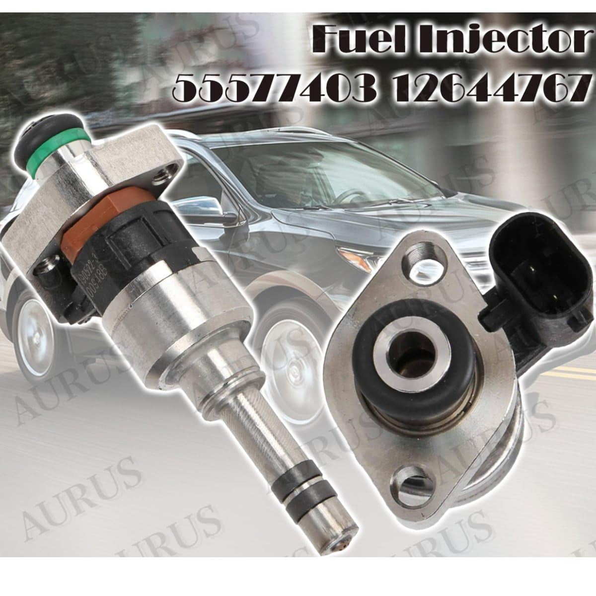 AURUS x4 SET of OEM Fuel Injectors 55577403 12644767 Compatible with Buick Encore for Chevrolet Cruze Trax 1.4L for Chevrolet Malibu Equinox for GMC Terrain 1.5L L4 Cylinder Engine 2016-2022