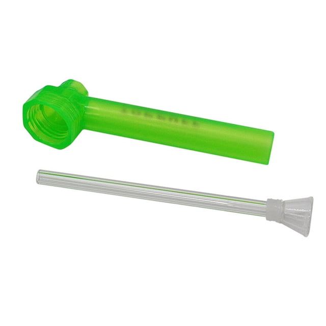 Wosthever 1 Uds pipa de plástico extraíble Hookah pipas de vidrio para fumar tabaco Kits de decoración para fiestas verde
