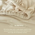 thumbnail image 4 of DOZ Long Staple Cotton Sheet Set, Soft Sateen Weave, Smooth, Breathable, Cooling, Durable, 4 of 10