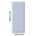 thumbnail image 3 of Hearth & Gear Extra Thick High Density Foam Wall Padding Corner Guards For And Wall Stickers For Home And Use Name Stickers for Wall Wall Decal Sticker Cardboard Letters 3d Extra Large Wall Stickers, 3 of 5