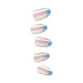 thumbnail image 6 of Kiss Impress Premium Medium Almond Press On Nails, Blue French Tip, 30 Pieces, 6 of 13