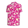 thumbnail image 2 of Rocae Vintage Flowers for Men's Short Sleeve Polo Shirt, Quick Drying Performance Moisture Wicking Sports Men's Golf Shirt X-Large, 2 of 9