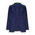 thumbnail image 4 of Puntoco Chaqueta Ligera Informal para Mujer Chaqueta De Manga Larga con Solapa Frontal Abierta Trajes Chaquetas De Oficina De Trabajo Blazer para Diario/Trabajo Puntoco Puntoco-1, 4 of 4