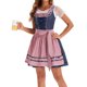 thumbnail image 2 of Vestido de Manga Corta para las Mujeres, Vestido Casual de Cuello en V de Bolsillo de Impresión de Moda Sexy Hecho de Poliéster Ligero para el Verano, Vestido de Verano para las Mujeres, 2 of 7