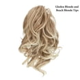 thumbnail image 2 of Messy Hair Bun Synthetic Hairpieces Natural Wave Claw Clip Short Ponytail Hair Extensions, 2 of 7
