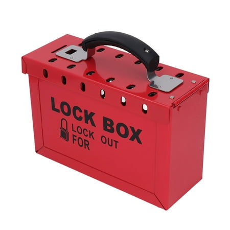 Group Lockout Box, Reinforced Shell Hand Held Lockout Box Set With ...