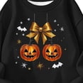 thumbnail image 5 of Mitankcoo Girls Halloween Print Sweatshirt Crew Neck Long Sleeve Pullover for Fall Casual Wear, 5 of 5