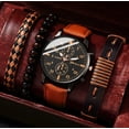 thumbnail image 3 of Juego De 5 Piezas De Reloj Deportivo New Street Para Hombre Modelo Marrón, 3 of 4