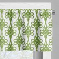 thumbnail image 3 of Ambesonne Irish Window Valance, Entangled Clover Leaves, 54" X 12", Cream Green, 3 of 5