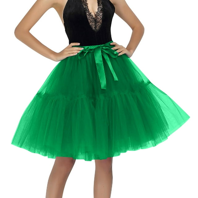 PMUYBHF Robe Courte à Pompons Couleur Unie Mode Femme Robe Faite à la Main Jupe de Performance Ceinture Style 11357 Taille Unique