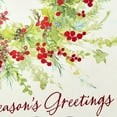 thumbnail image 6 of 10X Hallmark Christmas Cards W/ Envelopes Foil Glitter Wreath Season'S Greetings, 6 of 6