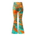 thumbnail image 6 of TaTaai Womens Loose Casual Printed Flare Pants Wide Leg Long Trousers Elastic Waist Comfort Soft Lightweight Fabric Fashion Pants for Yoga Fitness Daily Wear Gift, 6 of 7