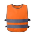 thumbnail image 2 of Trikvn Kids Reflective Safety Vest High Visibility Breathable Mesh Lightweight Waistcoat with Hook and Loop Closure for Cycling Walking Running Outdoor Crossing Guard, 2 of 9