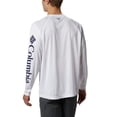 thumbnail image 2 of Columbia Terminal Tackle - Camiseta de manga larga para hombre, color blanco/logotipo Nightshade, extragrande Columbia 138826, 2 of 9