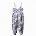 thumbnail image 4 of mgoYE Rompers for Girls Girls Sleeveless Jumpsuit One-Piece Romper Outfit for Girl Toddler and Kid(Grey,3-4 Years), 4 of 4
