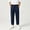 Navy-A, variant on Big Boys Pleated Flat-Front Bi-Stretch Pull on Dress Pant, Straight Leg Fit, Belt Loops & Front Pockets Dark Gray