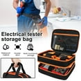 thumbnail image 3 of AEVXKHI Travel Case Bag Compatible with ET310 AC Circuit Breaker Finder, Double Layers Circuit Tester Storage Organizer, Home Tester Kit Bag for GFCI Outlet and Electrical Test Kit Multimeter, 3 of 9