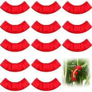 MesaSe 10 Pieces 90 Degree Plant Bender Plastic Plant Branch Benders Plant Bending Clips Planting Trainer Twig Clamps for Low Stress Training Planting Pruning Height Shape Supplies (Red)