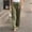 Army Green, variant on RYDCOT Women Pants Clearance Fashion Women Solid Color Linen Sashes Straight Casual Long Pants Trousers Rollback Army Green