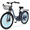Blue, variant on Lilypelle Electric Bike for Women Adults, 700W Motor 20MPH, 50 Miles Electric Cruiser Bike with 36V 10.4Ah Battery, 7-Speed Electric Bicycle, 26" Tires and Front Fork Suspension,UL2849