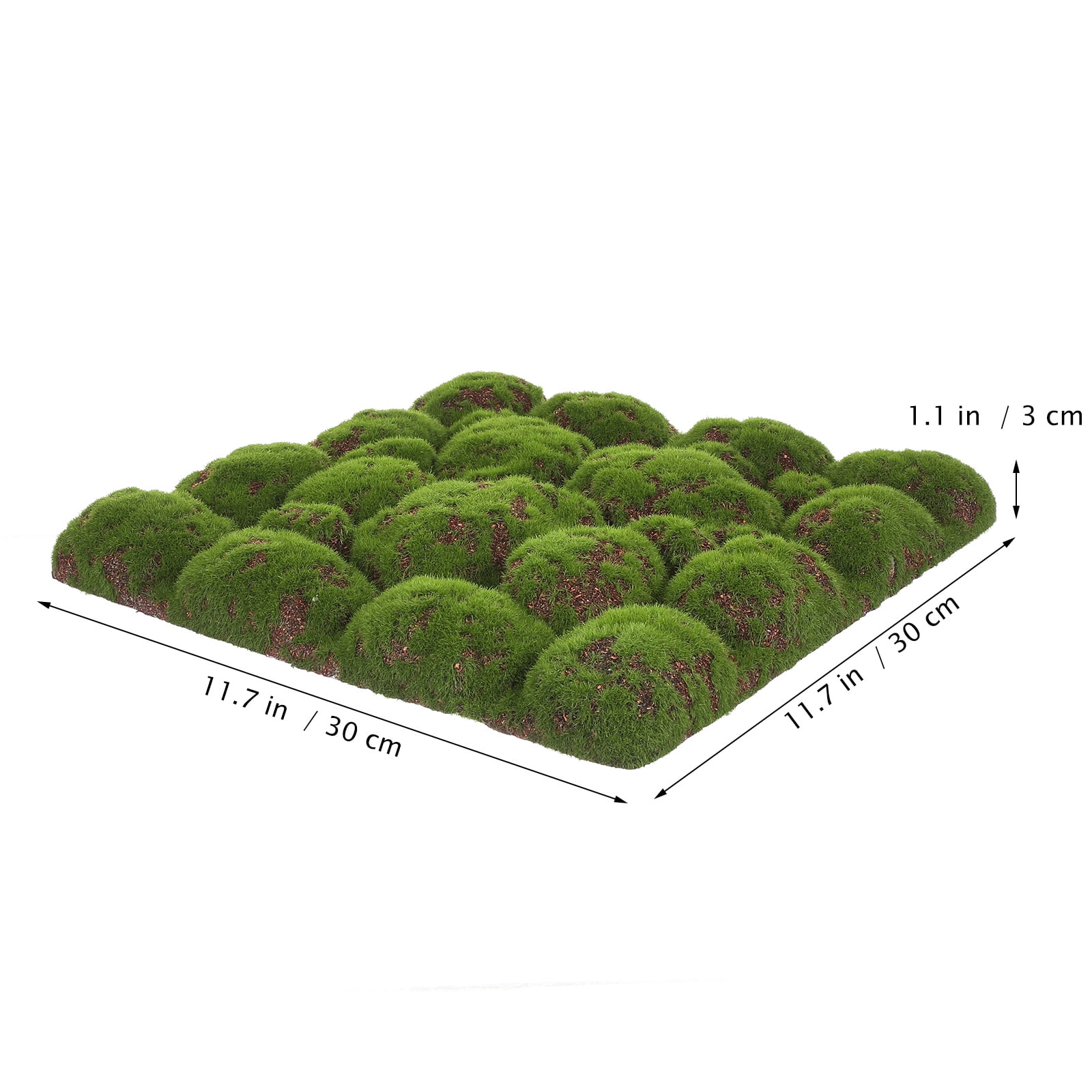 GOOHOCHY MLINS 2 Pcs Moss Wall Decors Panel Mat Grass Backdrop Decoration Simulation Landscape Prop