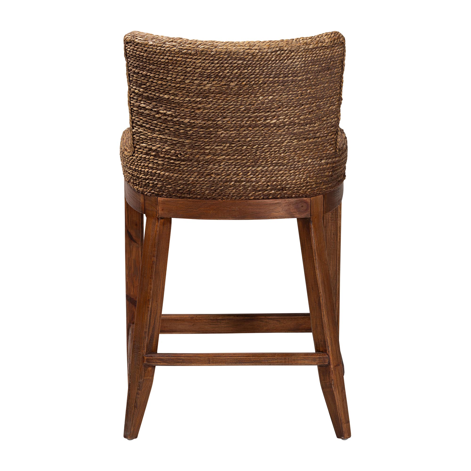 bali & pari Ridley Boho Counter Stool, Counter Height, Brown Wash