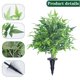 thumbnail image 5 of Plantas artificiales de Nandina con estaca para el suelo | Vegetación artificial para decoración de exteriores | Arbusto de plástico realista para jardín, patio, balcón, terraza y porche, 5 of 8