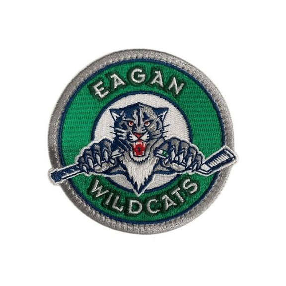 Eagan Wildcats Patch 3” circle (Not an Iron-on Patch)